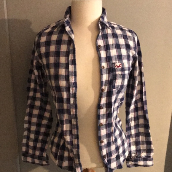 Hollister American eagle chaps ladies flannel shirt group of three size small S - Picture 7 of 12